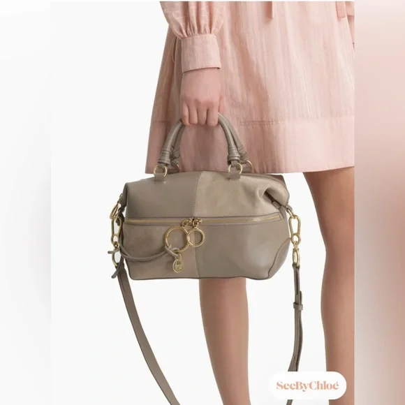 See By Chloe Bags See By Chloe Emy Shoulder Bag Motty Gray Poshmark